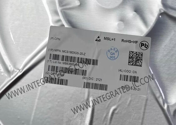 MCS1803GS-20-Z Linear Hall-Effekt-Stromsensor IC mit ±2,5% Genauigkeit, 20A Stromsensing und 100 kHz Frequenz