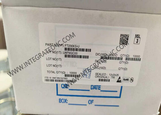 FT230XS-U Integrierter Schaltkreislauf Chip 12Mb/s USB Vollgeschwindigkeit bis 3MBaud UART-Schnittstelle mit geringem Stromverbrauch 8mA