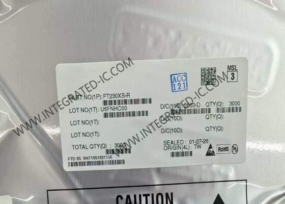 FT230XS Integrierter Schaltkreislauf-Chip USB 2.0 Vollgeschwindigkeit zu UART IC mit 3MBaud Datenrate und USB-Ladegerät Erkennung