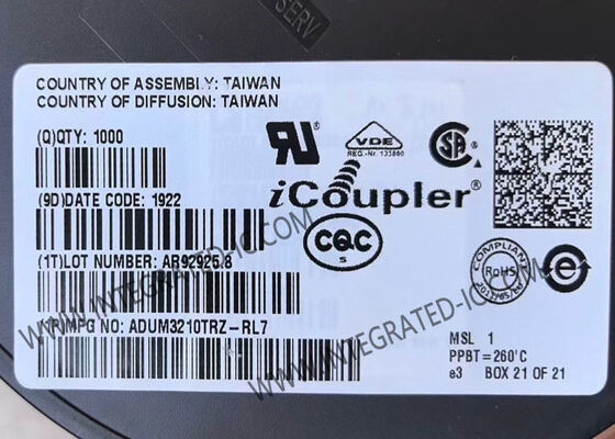 ADUM3210TRZ Dual-Channel Digital Isolator IC Chip mit 2500Vrms Isolation und verbesserte ESD-Zahlungsfähigkeit
