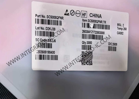 SC5008QFNR Integrierter Schaltkreislauf Chip 15W Leistungsstadium IC mit Spannungs-/Stromdemodulation für WPC QI 1.3 & 2.0 kompatible drahtlose Stromübertragungsgeräte
