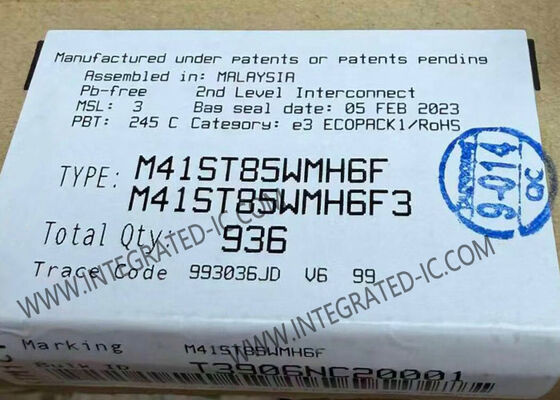 M41ST85WMH6F Integrierter Schaltkreislauf-Chip mit 44B NVRAM und 400 kHz I2C-Schnittstelle Echtzeit-Uhr in SOIC-8-Paket