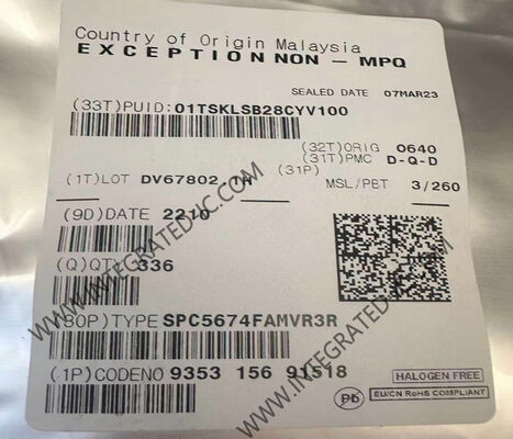 SPC5674FAMVR3R 32-Bit 264MHz Qorivva Mikrocontroller MCU für das Management von Automobilmotoren