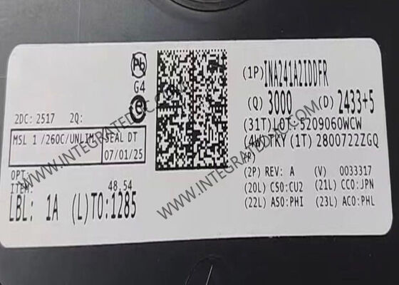 INA241A2IDDFR Stromempfindung Verstärker Integrierter Schaltkreislauf Chip mit verbesserter PWM Abstoßung
