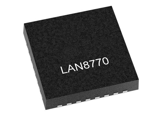 LAN8770MT-I/PRA Ethernet IC Single-Port 1.1V 100Mbps VelocityDRIVE™ Ethernet Transceiver