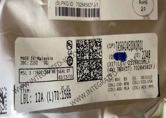 TAS6424EQDKQRQ1 75W 2MHz Vierkanal-Automobil-Audioverstärker der Klasse D IC-Chip
