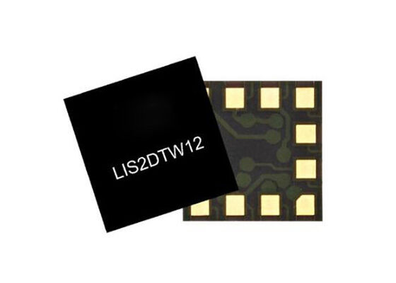 LIS2DTW12 Sensor IC MEMS Digitale Ausgabe Dual Motion And Temperature Sensor mit ultralogem Stromverbrauch und ±2g/±4g/±8g/±16g Vollskala