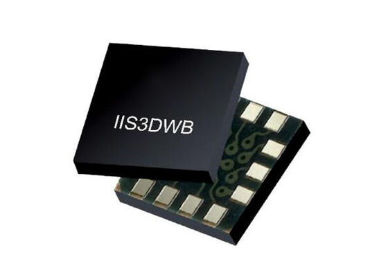 IIS3DWB Sensor IC 3-Achsen digitaler Vibrationssensor mit ultraweiter Bandbreite, geringer Geräuschmenge und erweitertem Temperaturbereich