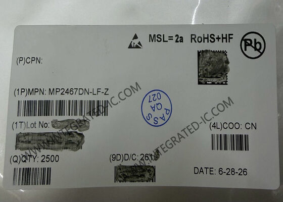 MP2467DN Integrierter Schaltkreislauf Chip 36V 500kHz Hochfrequenz Step-Down-Wandler mit 2,5A Ausgang