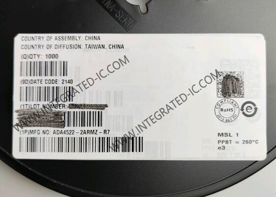 Integrierter Schaltkreislauf-Chip ADA4522-2ARMZ 2,7 MHz Null-Drift-Betriebsverstärker MSOP-8