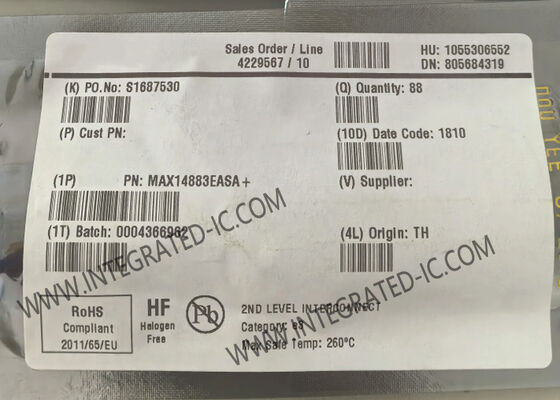 Integrierte Schaltkreischip MAX14883EASA 1Mbps 130mV CAN Transceiver IC SOIC8