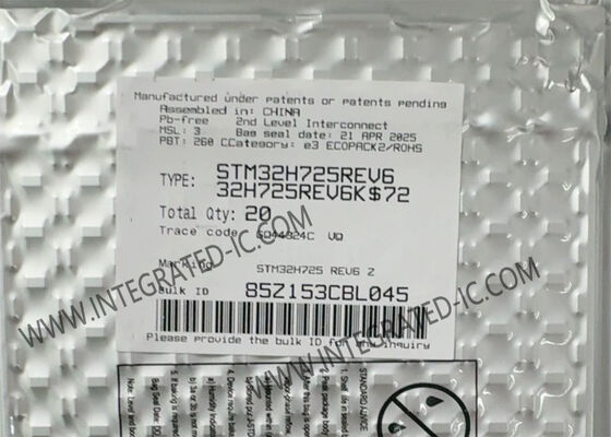 Chip STM32H725REV6 STM32H725 32 der integrierten Schaltung biss Chip RISC-Kern-MCU