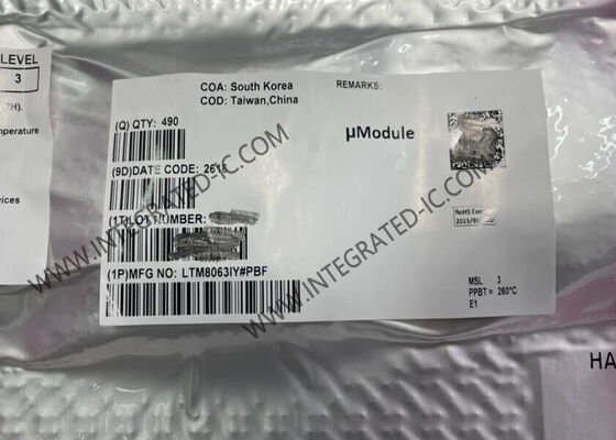 Integrierter Schaltkreislauf Chip LTM8063IY 2A Nicht isoliertes PoL-Modul FBGA28 Modul