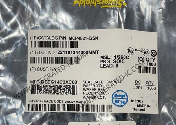 MCP4821-E/SN 12-Bit Single Output DAC with SPI Interface Integrated Circuit Chip