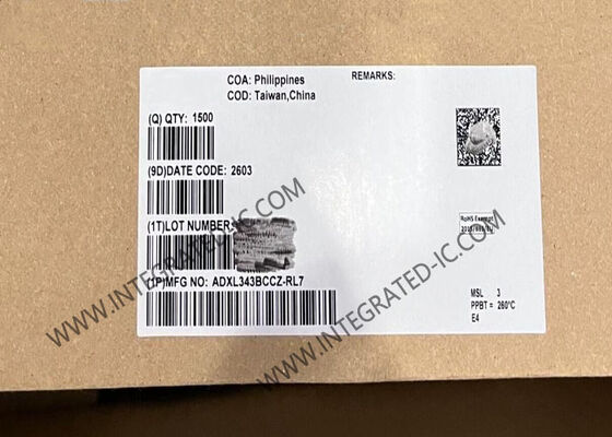 ADXL343BCCZ Sensor IC 3-Achsen-Digitalbeschleuniger mit LGA-14-Digital-MEMS-Beschleuniger