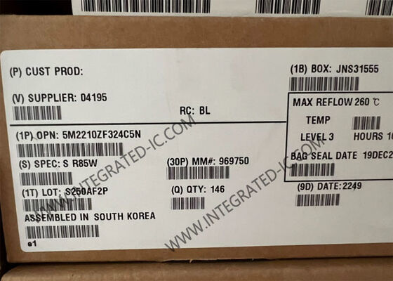 5M2210ZF324C5N In System Programmierbares FPGA mit 324-Pin FBGA und 271 I/O Complex Programmable Logic Device