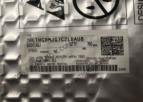 Elektronischer Flash-Speicher IC eMMC der integrierten Schaltungen THGBMJG7C2LBAU8 128Gbit