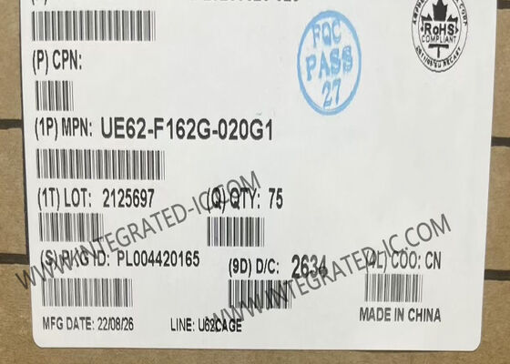 UE62-F162G-020G1 Steckverbinder OSFP 1x1 Niedrigprofilkäfig mit 9,5 mm hohem extrudierten Wärmeschlauch