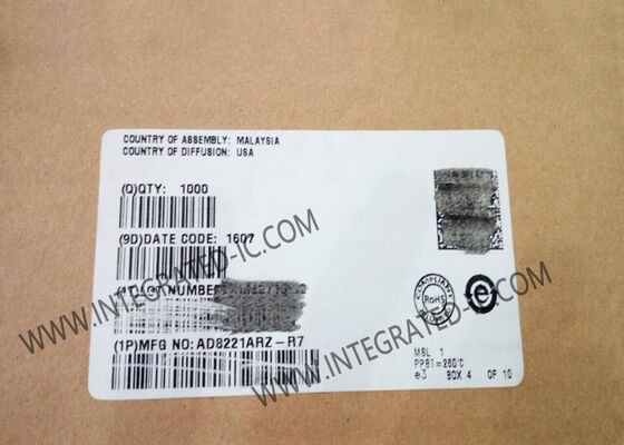 AD8221ARZ 825kHz Hochleistungs-Instrumentationsverstärker IC-Chip im SOIC-8-Paket
