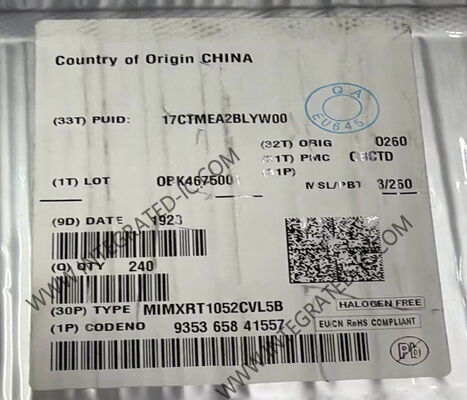 MIMXRT1052CVL5B ARM Cortex M7 Mikrocontroller MCU 528MHz Single Core mit 512KB RAM Industriequalität