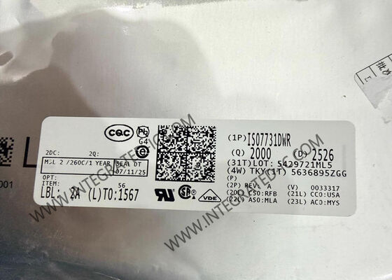ISO7731DWR Integrierter Schaltkreis Chip Hochgeschwindigkeits-verstärkter digitaler Isolator