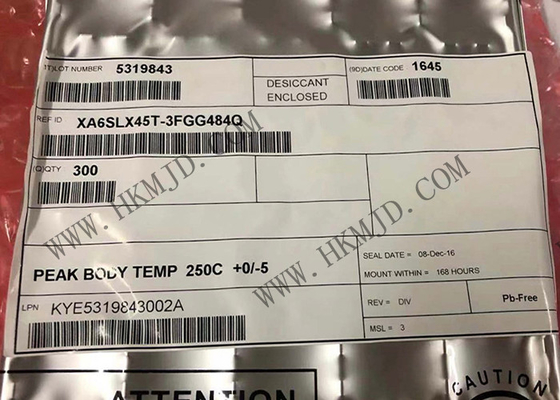 FBGA484 Automobilhochleistung des chip-XA6SLX45T-3FGG484Q XA6SLX45T FPGA IC