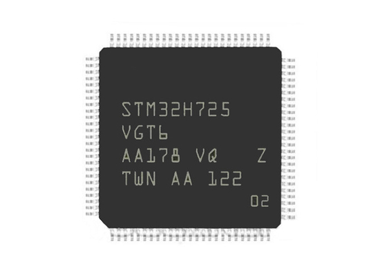 Mikroregler IC STM32H725 LQFP100 ARM Chip STM32H725VGT6 der integrierten Schaltung