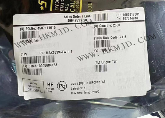 Gd-Verstärker Klasse MAX98395EWI Digital eingegebener mit Ultra-niedriger bewegungsloser Energie