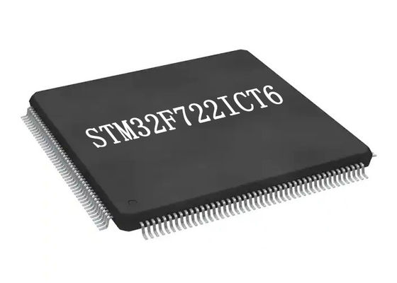 Integrierter leistungsstarker DSP Mikroregler IC 176-LQFP ICs STM32F722ICT6