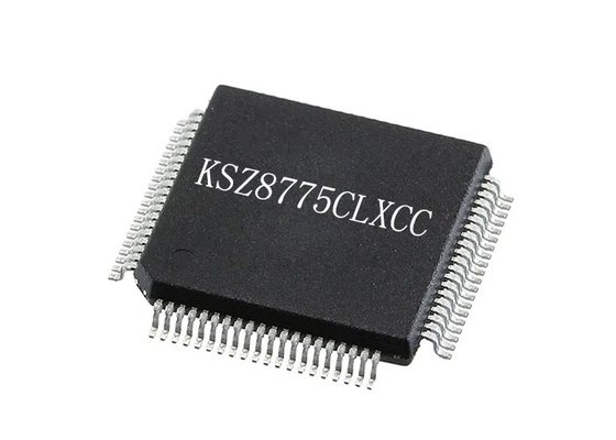 Chip KSZ8775CLXCC der integrierten Schaltung integrierte Schalter IC 80-LQFP des Ethernet-5Port