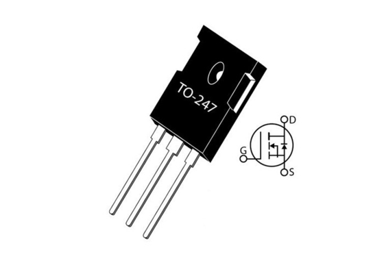 Silikon-Karbid-N-Kanal-Energie MOSFET TO-247-3 der integrierten Schaltung des Chip-MSC017SMA120B
