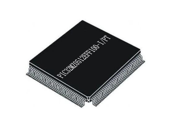 Chip PIC32MZ0512EFF100-I/PT der integrierten Schaltung bettete Mikroregler TQFP100 ein