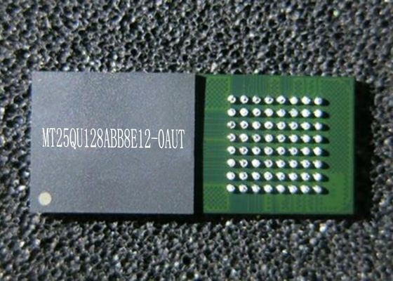Speicherchips MT25QU128ABB8E12-0AUT 1.8V mehrfacher Input-/Outputserienflash-speicher IC 24-TBGA