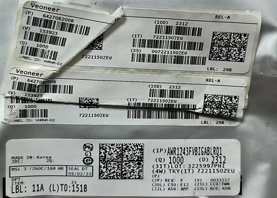 Funktransceiver IC AWR1243FVBIGABLRQ1 Einchip-FMCW-Transceiver 161-TFBGA