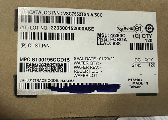 Ethernet-IC VSC7552TSN-V/5CC Telekommunikations-IC Ethernet-Schalter 888-FCBGA
