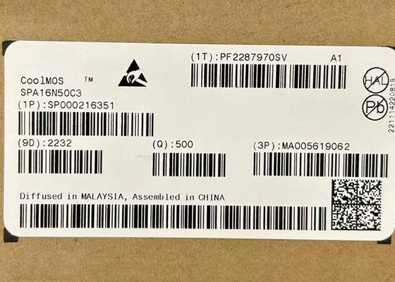 Integrierte Schaltkreis-Chip SPA16N50C3 560V N-Kanal-MOSFET-Transistor