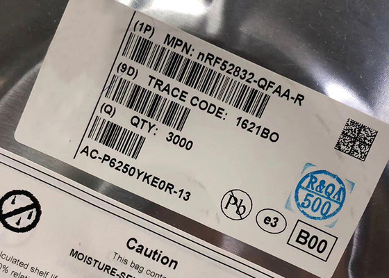 Mehrprotokoll-Rf-System auf Chip NRF52832-QFAA-R NRF52832 BT Smart 2.4GHz Soc