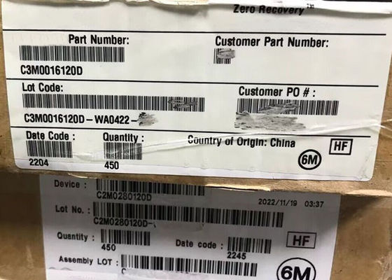 Integrierter Schaltkreislauf-Chip C3M0016120D 1200V 115A SiC Power MOSFET Transistor zu-247-3