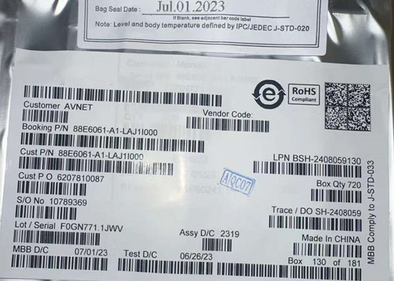 Ethernet-IC 88E6061-A1-LAJ1I000 mit 6 Ports und 100 Mbps Ethernet-Switch-IC PQFP-128 Paket
