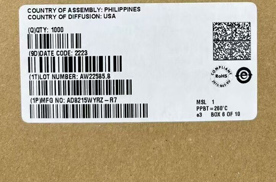 Integrierte Schaltkreis-Chip AD8215WYRZ Hochspannungs-Strom-Shuntmonitor