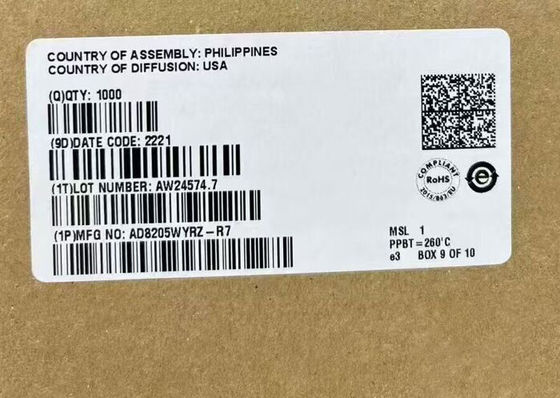 AD8205WYRZ Integrierter Schaltkreis Chip Einzelversorgung 42 V Systemdifferenzverstärker