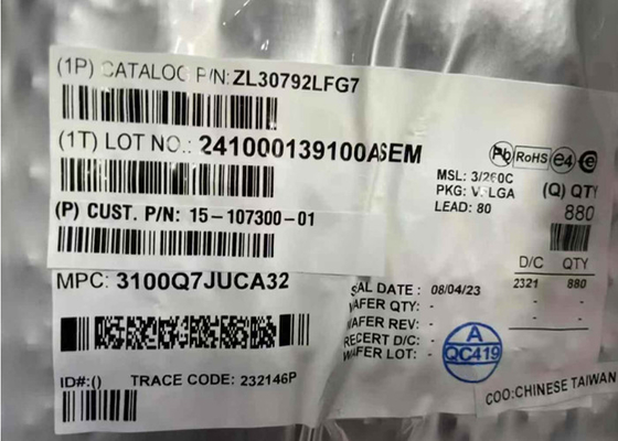 ZL30792LF Ethernet-IC IEEE 1588 und synchroner Ethernet-Packet-Clock-Netzwerk-Synchronisierer