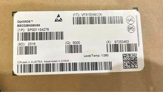 BSC026N08NS5 Integrierter Schaltkreislauf Chip 80V OptiMOSTM 5 Leistungs-MOSFET-Transistoren