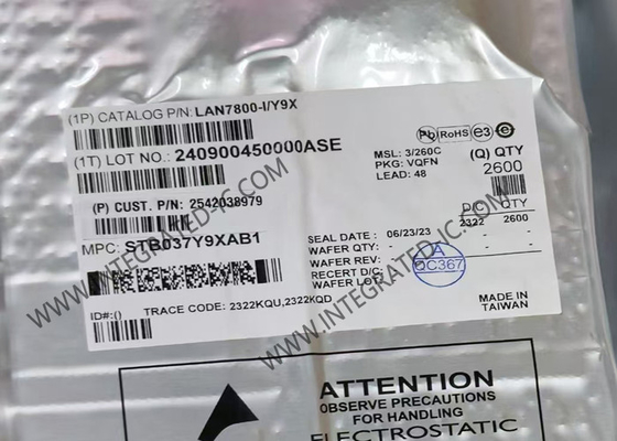 Ethernet-IC LAN7800-I/Y9X Supergeschwindigkeits-Ethernet-Controller 60mA USB-Schnittstellen-IC