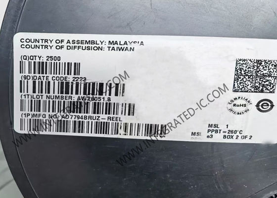 Lärmarme Analog-Digitalkonverter geringer Energie 24-Bit AD7794BRUZ 6-Channel