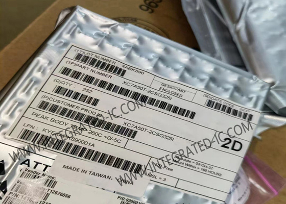 Feldprogrammierbare Tor-Array XC7A50T-2CSG325I Artix-7 eingebettete FPGA Programmierbare Logik IC 324-LFBGA