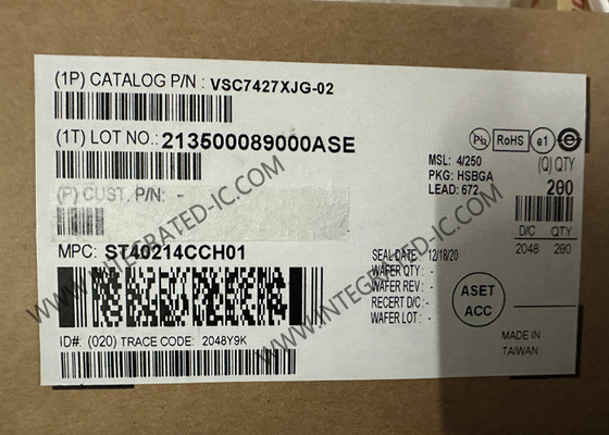 Ethernet-IC VSC7427XJG-02 26 Portmanaged Layer 2-Ethernet-Switch-IC