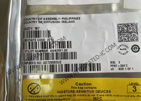 AD7265BSUZ Integrierter Schaltkreislauf-Chip 12-Bit-ADC-Wandler TQFP-32 3-Kanal SAR-ADC