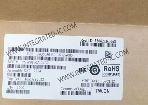 Ethernet-Bitübertragungsschicht-Transceiver der integrierten Schaltung des Chip-88Q5030-B0-LKJ2A000