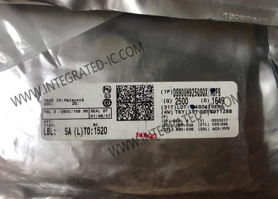 DS90UH925QSQX Integrierter Schaltkreislauf-Chip 24-Bit Farb-FPD-Link III Serialisierer mit HDCP